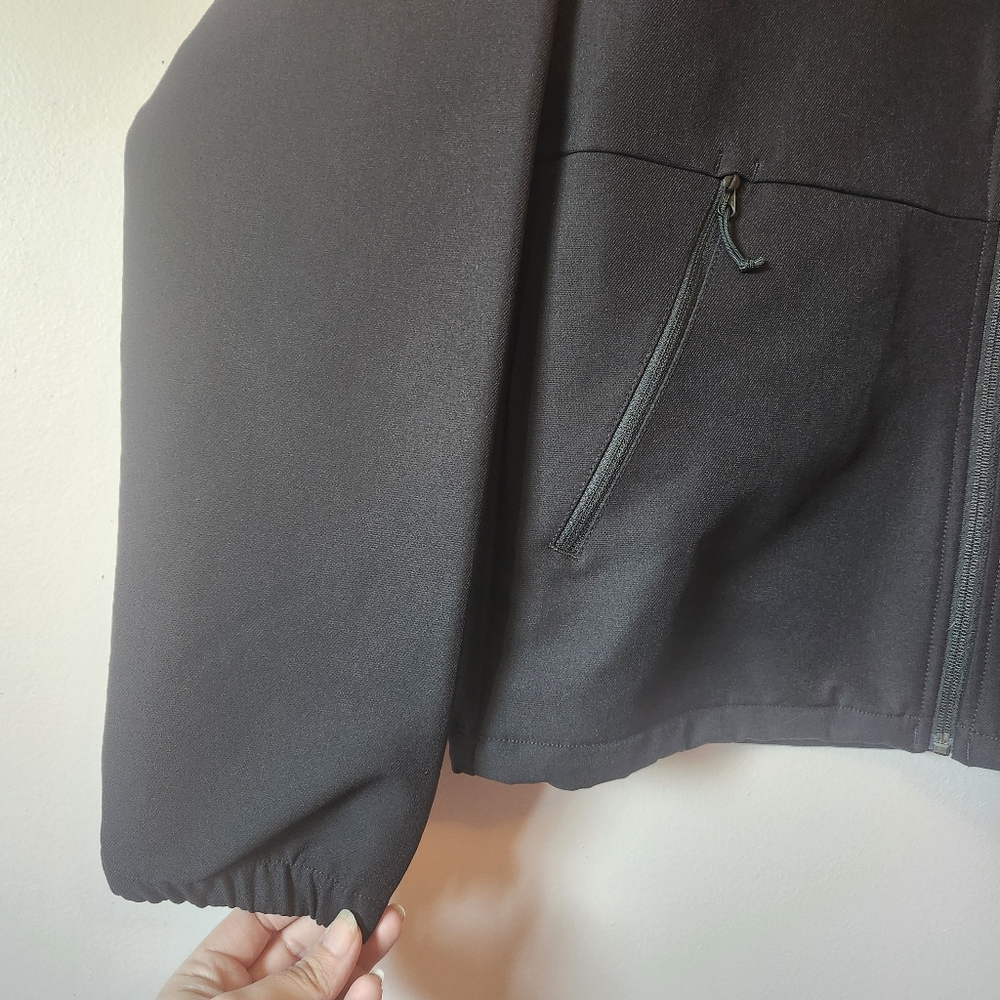 The North Face Camden Soft Shell Jacket Men's M Black WindWall Full Zip - Picture 2 of 11